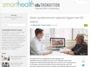SmartHealth: “Beter voorbereid een operatie ingaan met medische animatie video’s”